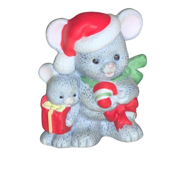 HOMCO Christmas Animal Figurines Dog Mice Bear #5254 #5180 - Picture 4 of 11